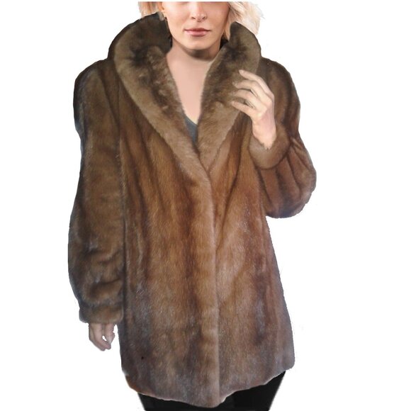 Pappas Genuine Mink Fur Coat - Picture 4 of 16